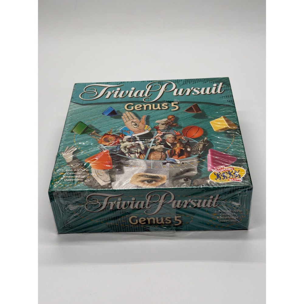 Trivial Pursuit Genus 5 Board Game 2000 Hasbro 4800 Questions New Sealed 41202